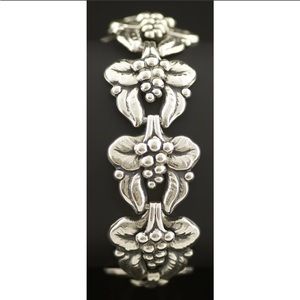 Carl Brumberg-Hansen, Danish 1940s Sterling Silver Bracelet **Rare**